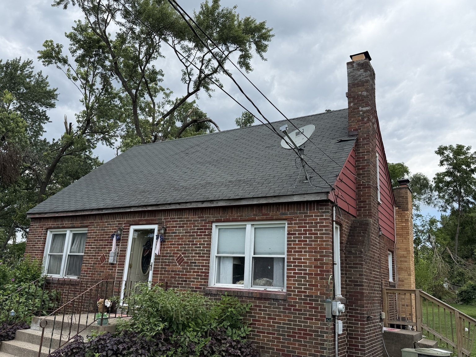 Roof before replacement